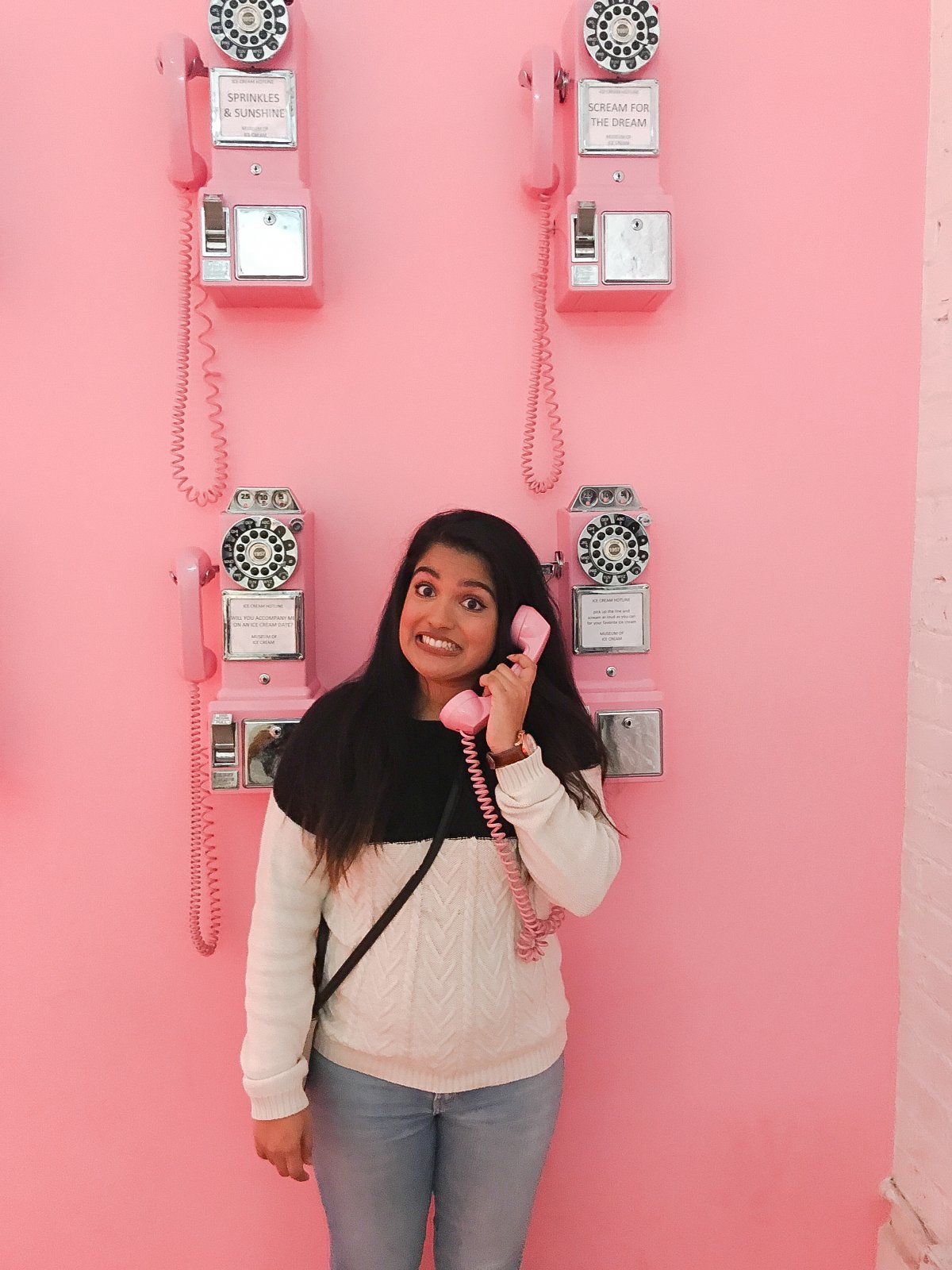 Museum of Ice Cream Telephone Wall