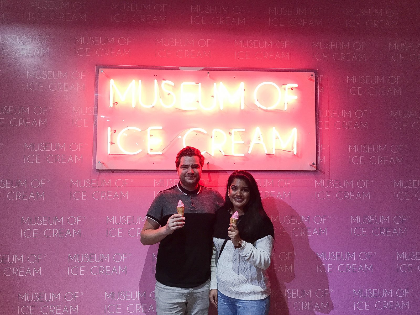 Museum of Ice Cream Lit Sign