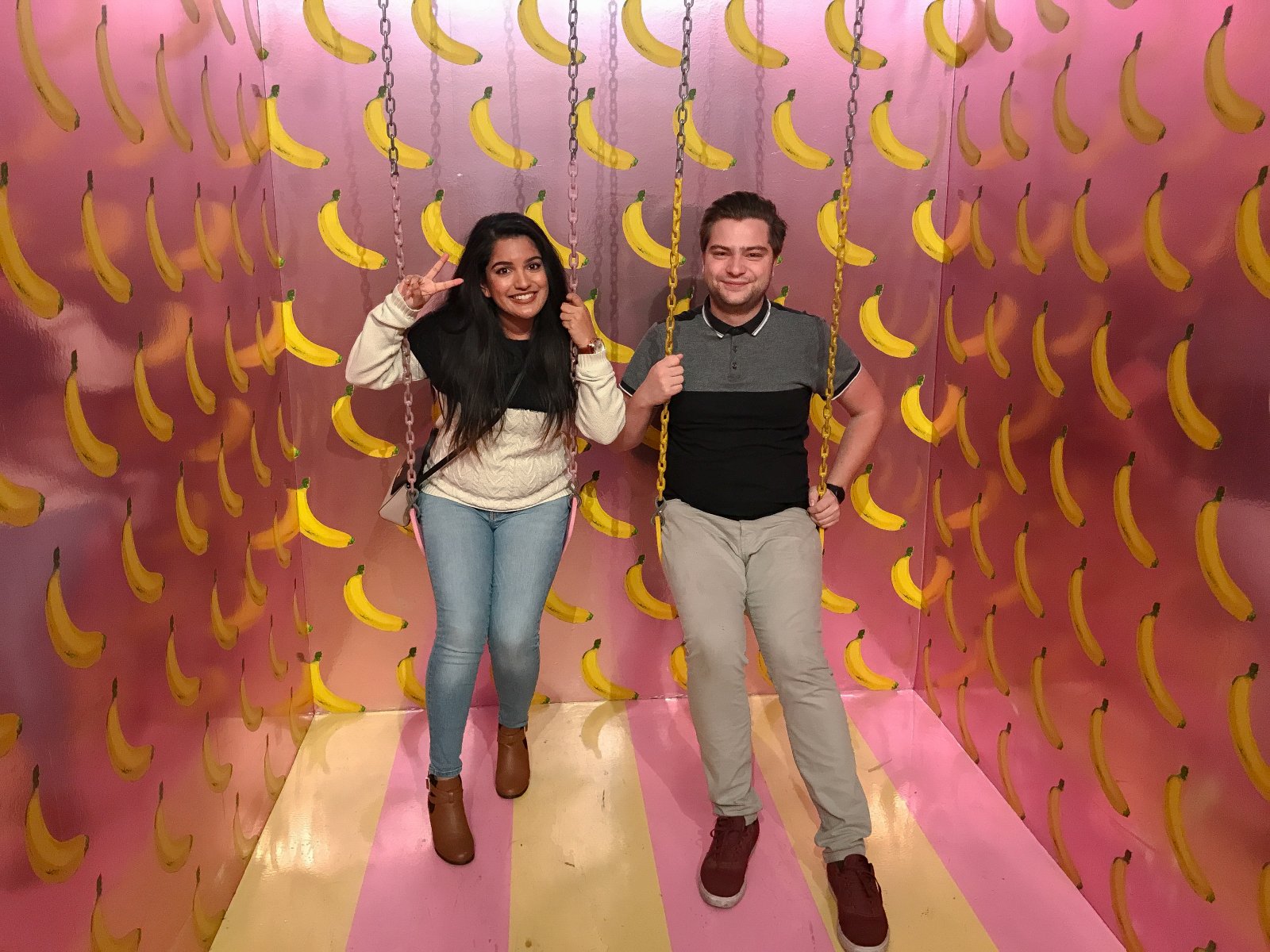 Museum of Ice Cream Banana Swings