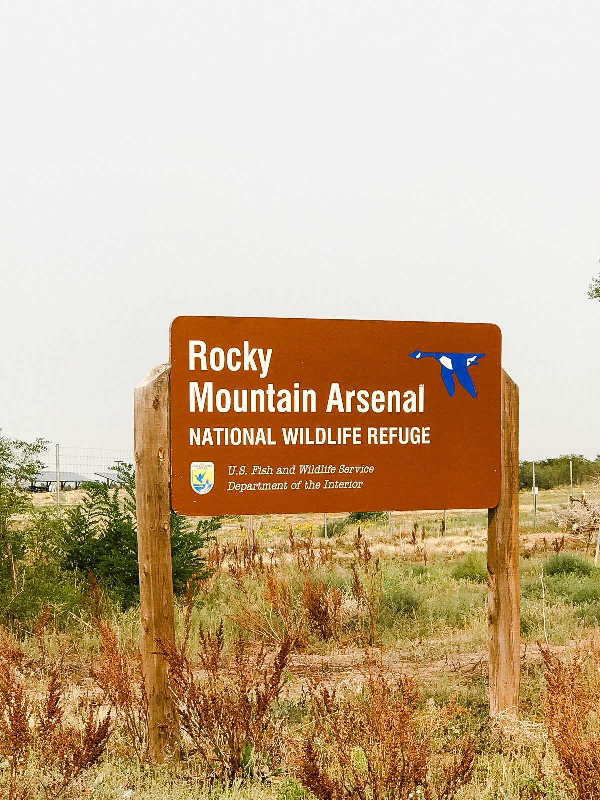 Rocky Mountain Arsenal Refuge Sign